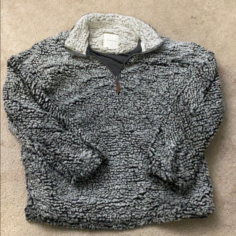 Sherpa Pullover Sweatshirt - Picture 1 of 2
